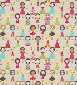 Best of Friends Fabric by Harlequin Neutral Multi