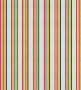 Helter Skelter Stripe Fabric by Harlequin Navy/Poppy/Apricot/Gekko Helter Skelter Stripe Fabric by Harlequin Navy/Poppy/Apricot/Gekko