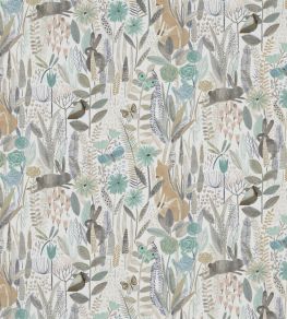 Hide and Seek Fabric by Harlequin Linen/Duck Egg/Stone Hide and Seek Fabric by Harlequin Linen/Duck Egg/Stone