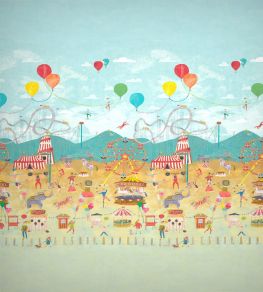 Lifes a Circus Mural by Harlequin Carousel