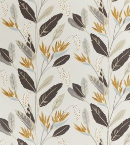Llenya Fabric by Harlequin Honey/Jet/Jute Llenya Fabric by Harlequin Honey/Jet/Jute