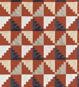 Mehari Fabric by Harlequin Harissa/Oyster/Charcoal Mehari Fabric by Harlequin Harissa/Oyster/Charcoal