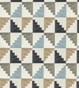 Mehari Fabric by Harlequin Sky/Maize/Charcoal