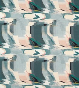 Perspective Fabric by Harlequin Emerald / Peony Perspective Fabric by Harlequin Emerald / Peony