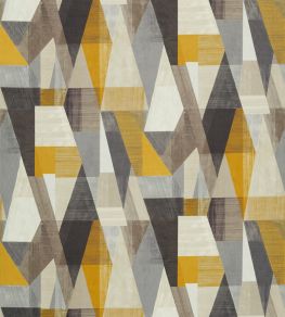 Pythagorum Fabric by Harlequin Graphite/Gold
