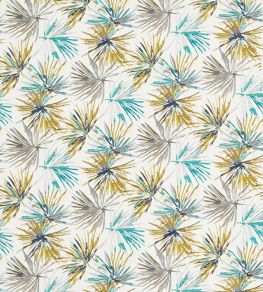 Aucuba Fabric by Harlequin Teal / Zest Aucuba Fabric by Harlequin Teal / Zest