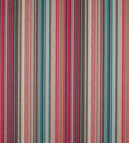 Spectro Stripe Fabric by Harlequin Cerise / Marine / Coral