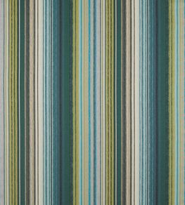 Spectro Stripe Fabric by Harlequin Emerals / Marine / Lichen