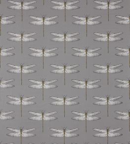 Demoiselle Fabric by Harlequin Graphite/Almond