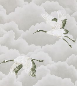 Cranes in Flight Wallpaper by Harlequin Platinum Cranes in Flight Wallpaper by Harlequin Platinum