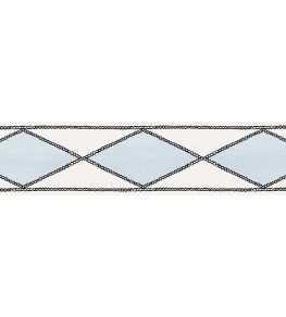Harlequin Pearl Border Wallpaper by CommonRoom Gustavian Blue