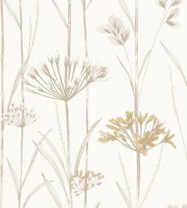Gardinum Wallpaper by Harlequin Ivory, Gold Gardinum Wallpaper by Harlequin Ivory, Gold