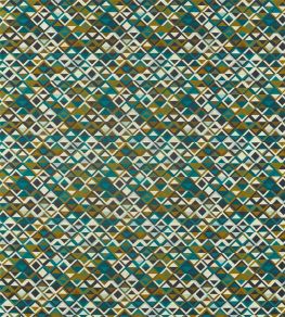 Boka Fabric by Harlequin Charcoal/Marine/Zest Boka Fabric by Harlequin Charcoal/Marine/Zest