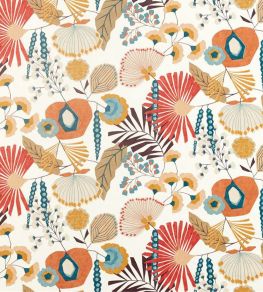 Zavala Fabric by Harlequin Russet/Navy/Lagoon Zavala Fabric by Harlequin Russet/Navy/Lagoon