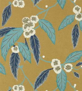 Coppice Wallpaper by Harlequin Navy/Lagoon/Gold Coppice Wallpaper by Harlequin Navy/Lagoon/Gold