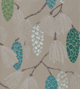 Epitome Wallpaper by Harlequin Turquoise/Pea/Gilver Epitome Wallpaper by Harlequin Turquoise/Pea/Gilver
