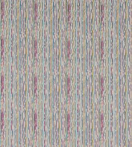 Nuru Fabric by Harlequin Contract Aqua/Magenta/Cream