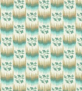 Harting Fabric by Titley and Marr Sienna & Teal