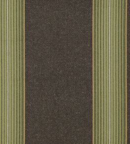 Hastings Stripe Fabric by Ian Mankin Mocha/Greens Hastings Stripe Fabric by Ian Mankin Mocha/Greens