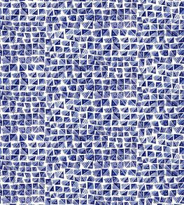Hatch Wallpaper by CommonRoom Indigo Hatch Wallpaper by CommonRoom Indigo