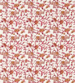 Hathi Wallpaper by Clarke & Clarke Raspberry Hathi Wallpaper by Clarke & Clarke Raspberry