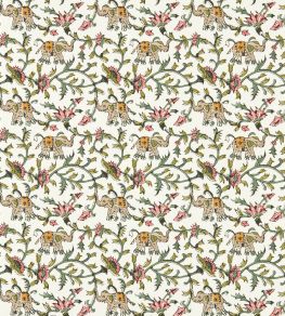 Hathi Wallpaper by Clarke & Clarke Sage/Blush