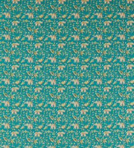 Hathi Fabric by Clarke & Clarke Teal Hathi Fabric by Clarke & Clarke Teal