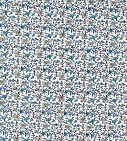 Hathi Embroidery Fabric by Clarke & Clarke Cobalt