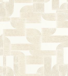 Hector Wallpaper by Casamance Blanc / Dore Hector Wallpaper by Casamance Blanc / Dore
