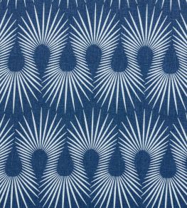 Hedgehog Fabric by Schumacher Denim White