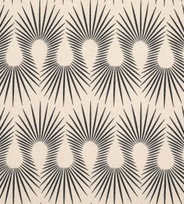 Hedgehog Fabric by Schumacher Putty Black Hedgehog Fabric by Schumacher Putty Black