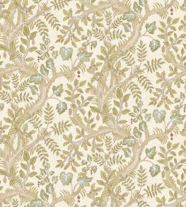 Hedgerow Wallpaper by Josephine Munsey Cream and Olive