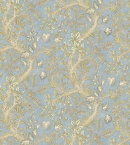 Hedgerow Wallpaper by Josephine Munsey Light Blue
