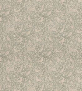 Hedgerow Fabric by Mulberry Home Aqua Hedgerow Fabric by Mulberry Home Aqua