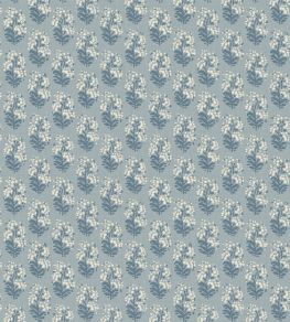Heirloom Sprig Wallpaper by Mulberry Home Denim Heirloom Sprig Wallpaper by Mulberry Home Denim