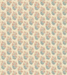 Heirloom Sprig Wallpaper by Mulberry Home Teal/spice