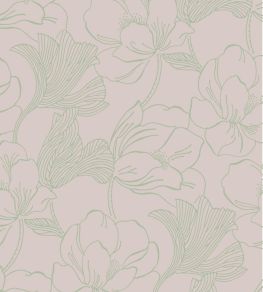 Helleborus Wallpaper by Farrow & Ball Whirlybird Helleborus Wallpaper by Farrow & Ball Whirlybird