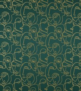 Henri Fabric by Ashley Wilde Emerald Henri Fabric by Ashley Wilde Emerald
