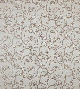 Henri Fabric by Ashley Wilde Latte Henri Fabric by Ashley Wilde Latte