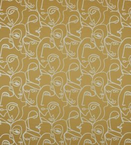 Henri Fabric by Ashley Wilde Ochre Henri Fabric by Ashley Wilde Ochre