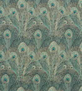 Hera Feather in Ladbroke Linen Fabric by Liberty Jade Hera Feather in Ladbroke Linen Fabric by Liberty Jade