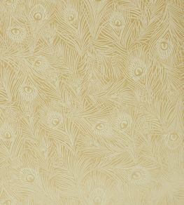 Hera Plume Wallpaper by Liberty Pewter Gold Hera Plume Wallpaper by Liberty Pewter Gold