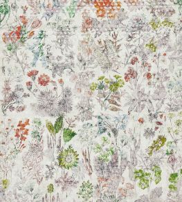 Herbaria Fabric by Osborne & Little Coral Herbaria Fabric by Osborne & Little Coral