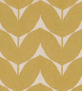 Herbes Folles Fabric by Casamance Moutarde Herbes Folles Fabric by Casamance Moutarde