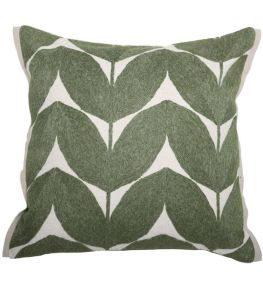 Herbes Folles Cushion 45 x 45cm by Maison Casamance Olive Herbes Folles Cushion 45 x 45cm by Maison Casamance Olive