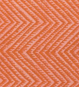 Herringbone Resist Fabric by Titley and Marr Paprika & Rose Herringbone Resist Fabric by Titley and Marr Paprika & Rose