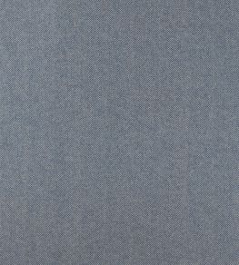 Herringbone Fabric by The Isle Mill Azure