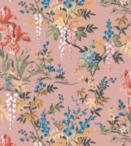 Hestia Wallpaper by Woodchip & Magnolia Salmon Pink Hestia Wallpaper by Woodchip & Magnolia Salmon Pink