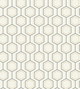 Hexaline Wallpaper by Caselio Noir blanc or Hexaline Wallpaper by Caselio Noir blanc or