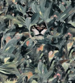 Hidden Puma Wallpaper by Coordonne Night Hidden Puma Wallpaper by Coordonne Night